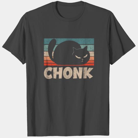 Chonk Cat Meme Fat Kitty Kitten Lover Overweight T Shirts