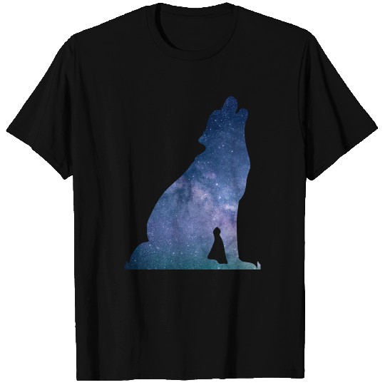 Galaxy Wolf T Shirts
