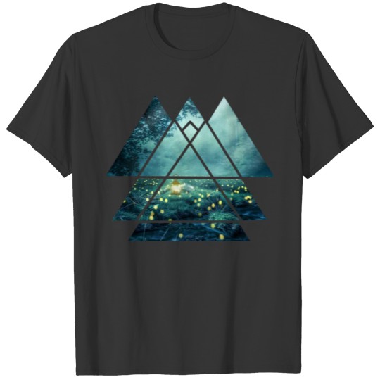 Abstract Forest Art T Shirts