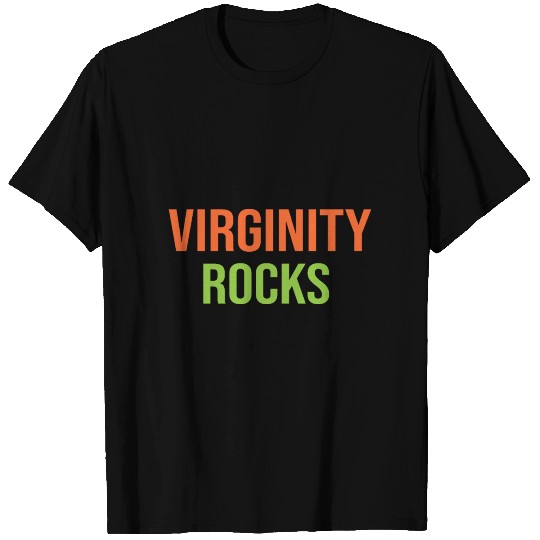 Virginity Rocks T Shirts Mens Womens T Shirts