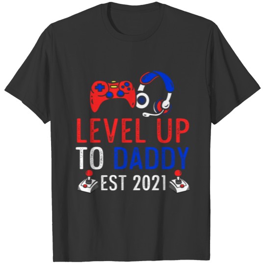 Level up to Daddy - Endlich Papa T-shirt
