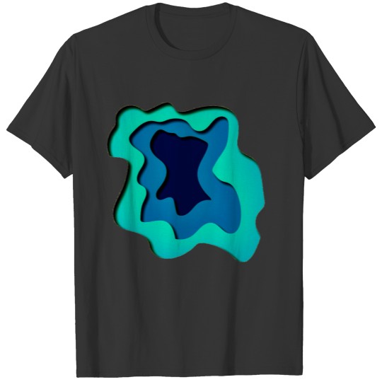 3D pond with shades of green! T Shirts