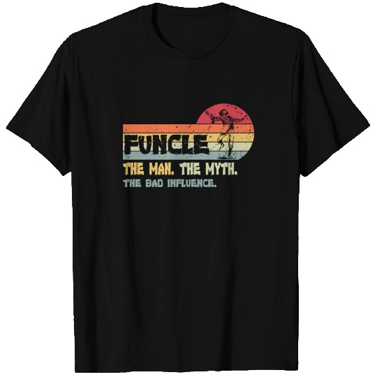 Funcle Uncle Funny Saying Design T Shirts