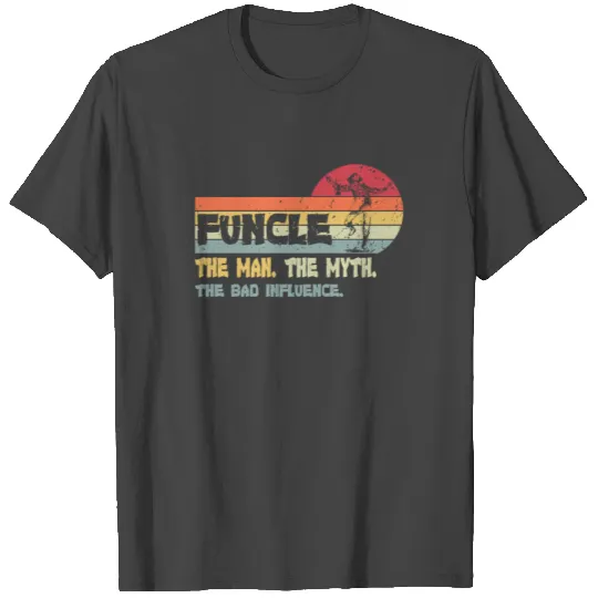 Funcle Uncle Funny Saying Design T Shirts