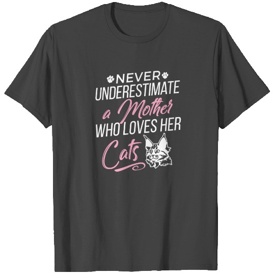 Cat Mom T Shirts