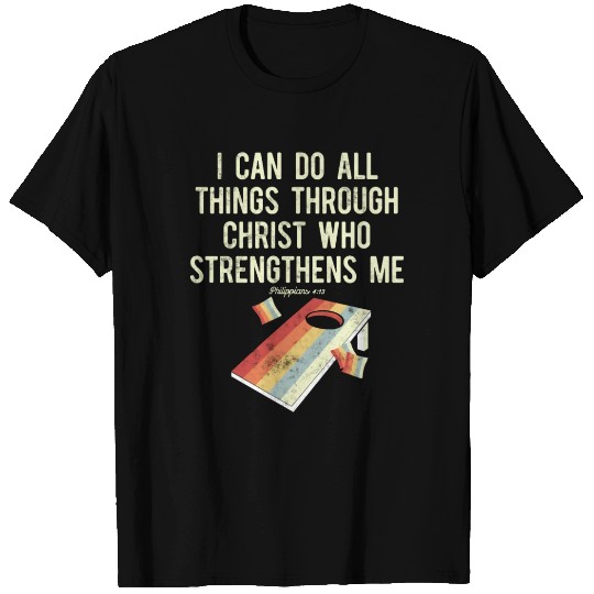 all things through christ Cornhole T Shirts