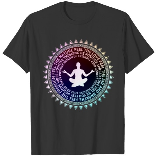 Yoga Feng Shui positive meditation gift T Shirts