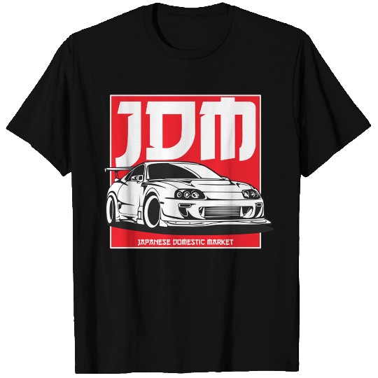2JZ JDM Car Meet Tuning Automotive Sticker Driftin T Shirts