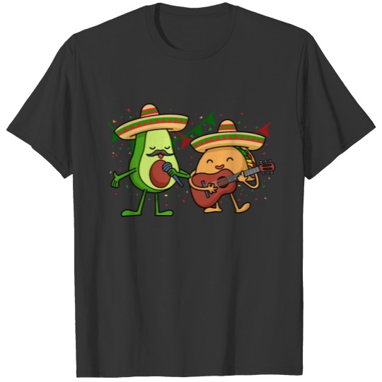 Fiesta Avocado Tacos Funny Cinco de Mayo Gift T-shirt