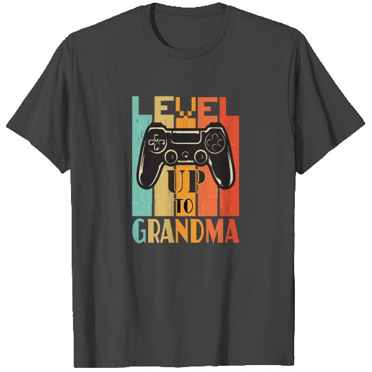 Promoted to grandma gaming level up T Shirts