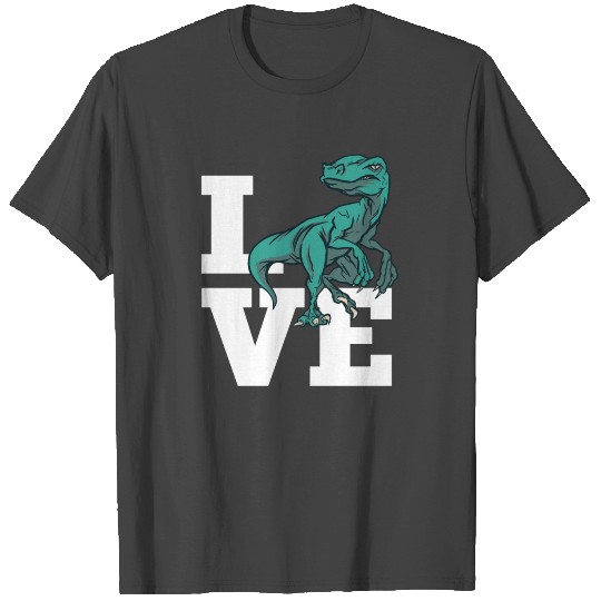 Velociraptor Dear Dinosaurs T Shirts