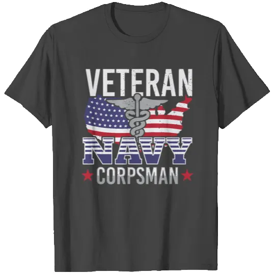 veteran navy corpsman patriotic patriot 4th of T Shirts