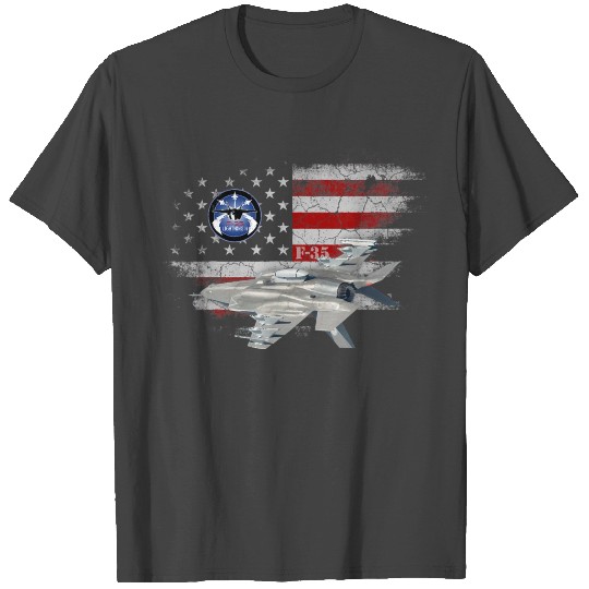 Proud U S AIR FORCE F 35 Air Force Veterans Day T Shirts