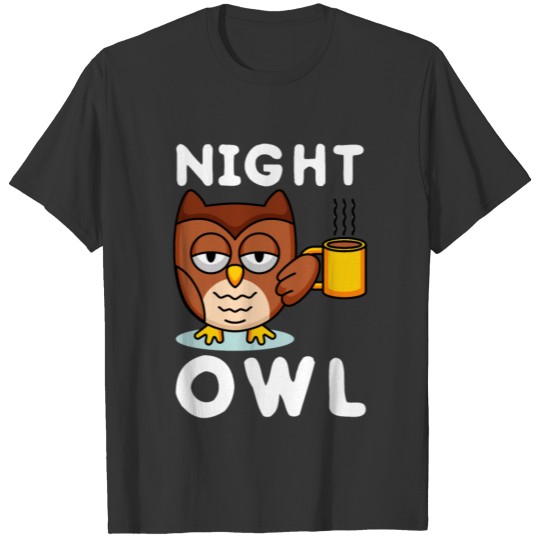 NIGHT OWL - COFFEE WORKER T-shirt