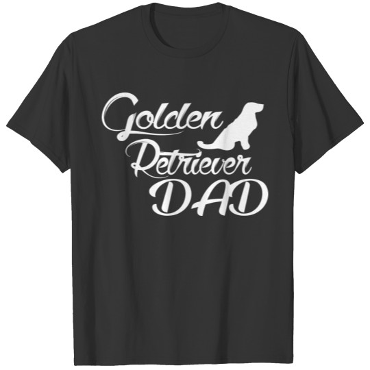 golden retriever dad T-shirt