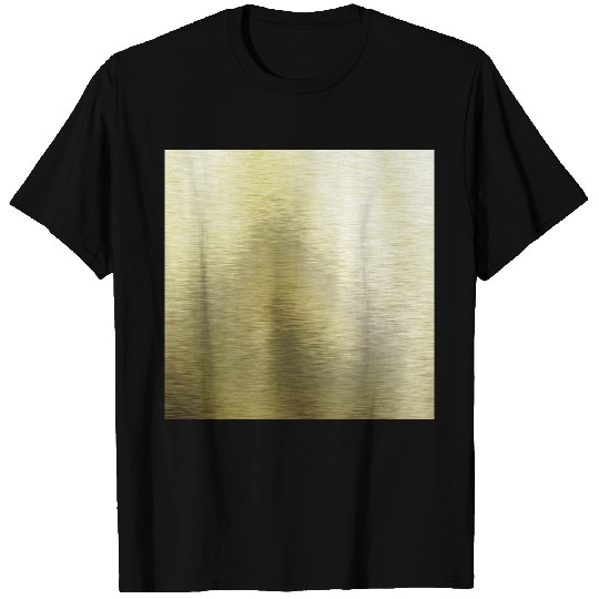 Champagne Brushed Metallic Texture T Shirts