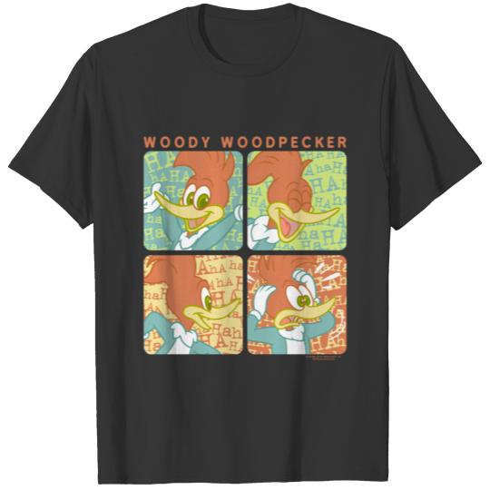 Woody Woodpecker Laughing Panel Poster T Shirts