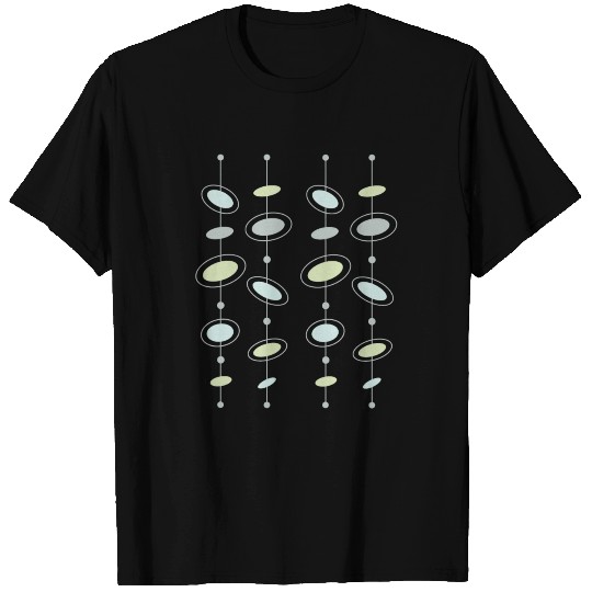 1950S Abstract Retro Mid Century Modern Pattern T Shirts
