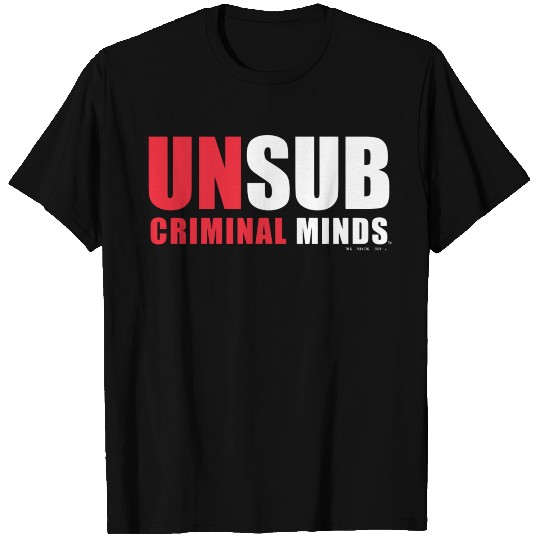 Criminal Minds Unsub T Shirts
