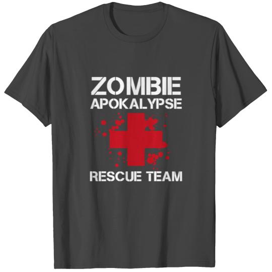 Zombie apocalypse emergency doctor ambulance T Shirts