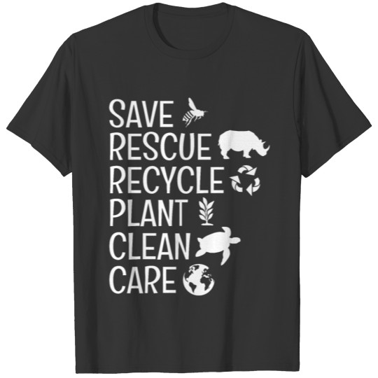 Environmentalist Green environmentalism saying eco T Shirts
