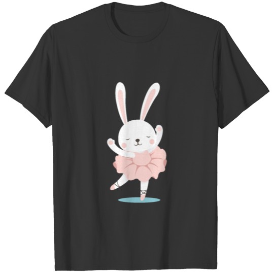 Easter Dancing Ballerina Bunny T-shirt