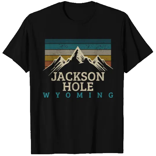 Jackson Hole Wyoming Vintage Mountains Nature Souv T Shirts