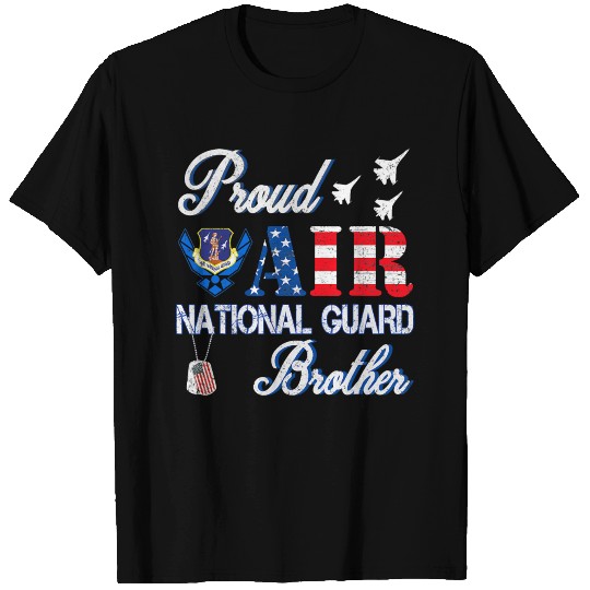 Proud Air National Guard Brother Air Force T Shirts
