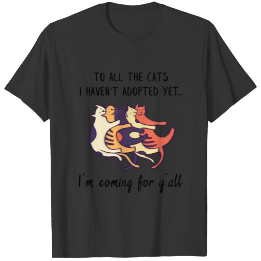 Cat Adoption - Sweet Animal Rescue Adopt T-shirt