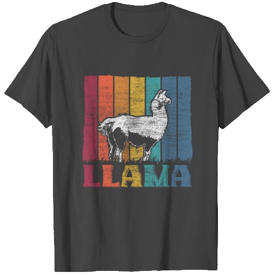 Llama Alpaca Animal gift idea T Shirts