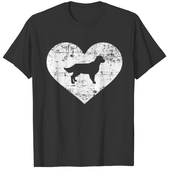 Golden Retriever heart T-shirt