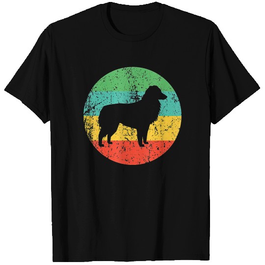 Australian Shepherd - Vintage Retro Aussie Dog_1 T Shirts