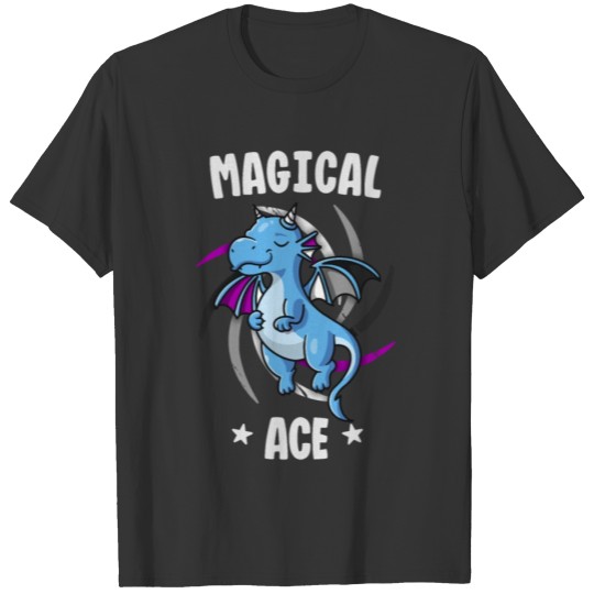 Majestic Asexual Dragon Kawaii Pride Stuff LGBT T-shirt