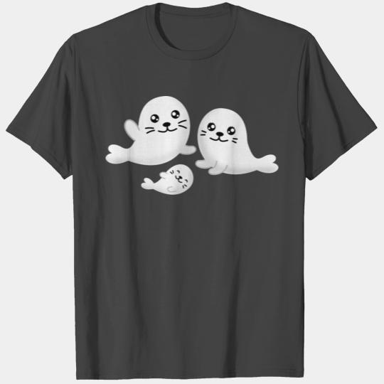 SEAL SEADOG PINNIPED WALRUS SEA ANIMAL LOVE GIFT T Shirts