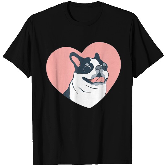 Cute Boston Terrier Dog Love T Shirts