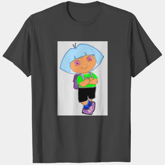 Dora from Dora the explorer with a new style T Shirts