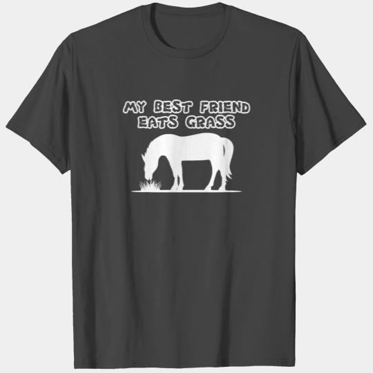 best friend eats grass friend eats grass horses T Shirts