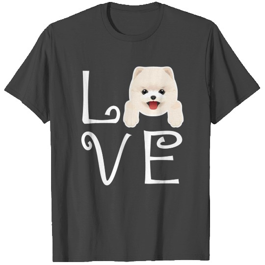 Pomeranian Love Dog Owner Pomeranian Puppy T Shirts