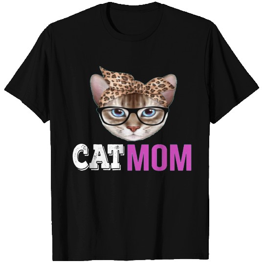 Cat Mom T Shirts