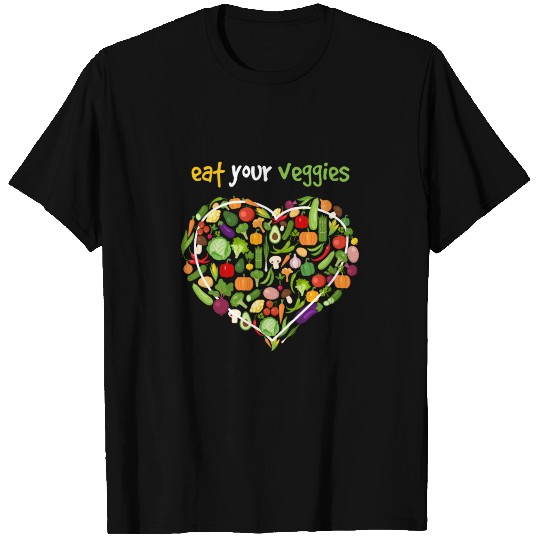 Eat Your Veggies Vegan Vegan Vegetables T Shirts