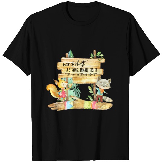 “Wanderlust” T Shirts
