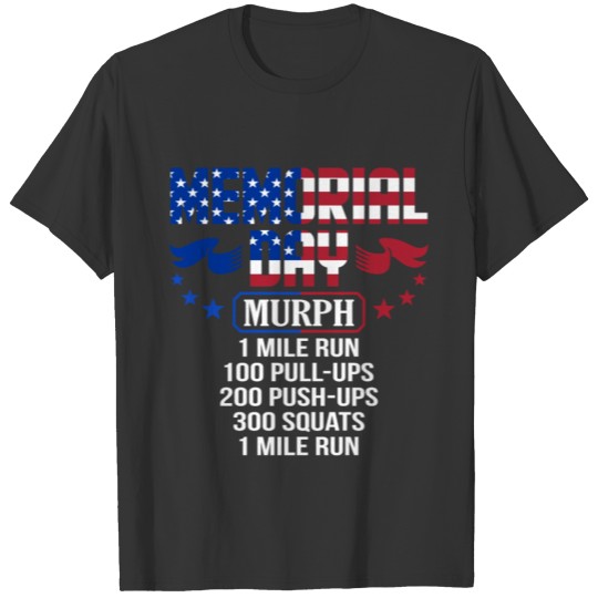 Memorial Day Murph Military Service T-shirt