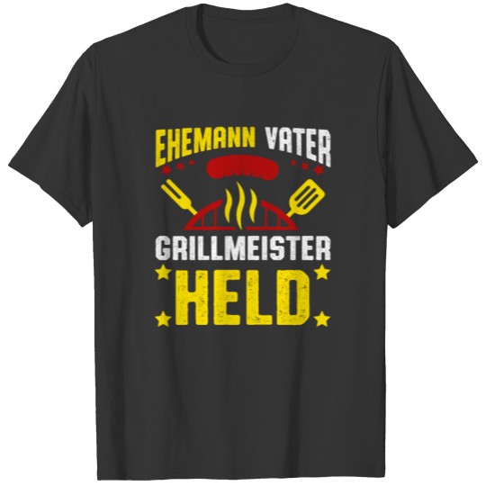 Ehemann Vater Grillmeister T-shirt