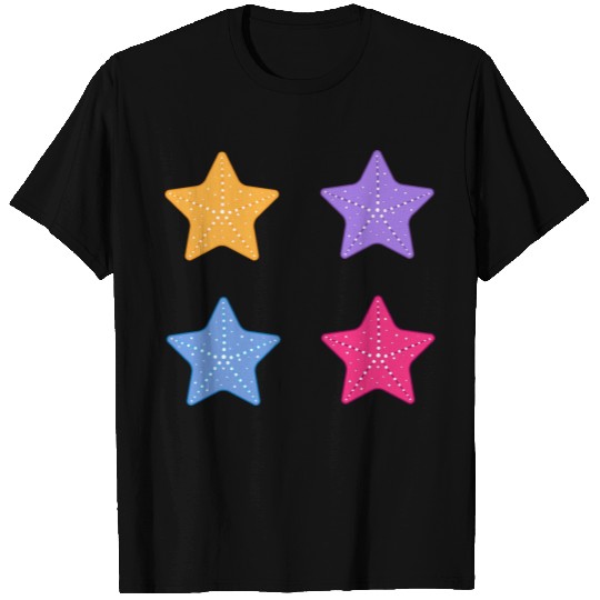 Cute Aesthetic Starfish Pack- Set of 4 T Shirts