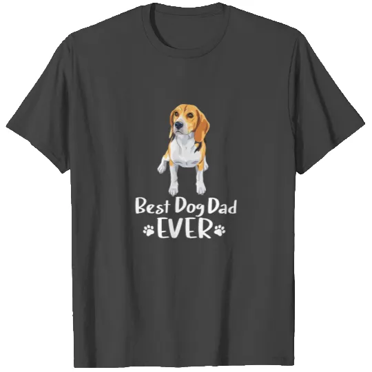 Best Dog Dad Ever Funny Beagle Dad Father s Day T Shirts