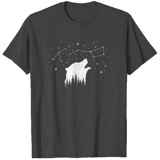 Zodiac bear stars universe horoscope astrology T Shirts