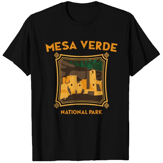 Mesa Verde National Park Novelty Graphic Design T Shirts