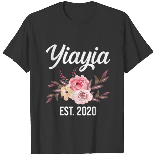 Yiayia Grandma 2020 Grandmother Mothers Day T-shirt