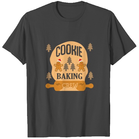 Cookie Baking Crew Christmas Family Gingerbread Te T Shirts
