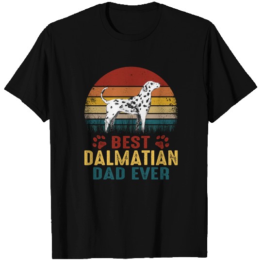 Best Dalmatian Dad Ever Vintage T Shirts